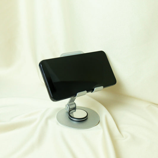 Sleek 360° Rotating Phone Holder Silver