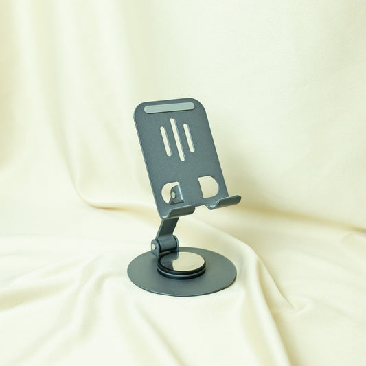 Sleek 360° Rotating Phone Holder Gun Metal
