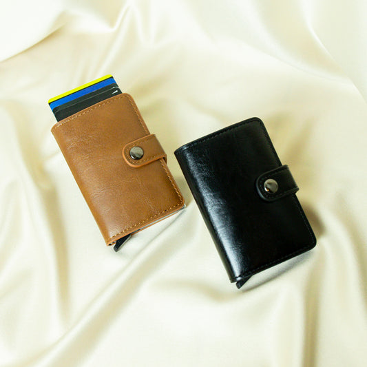 Unisex RFID Blocking Wallet Vegan Leather